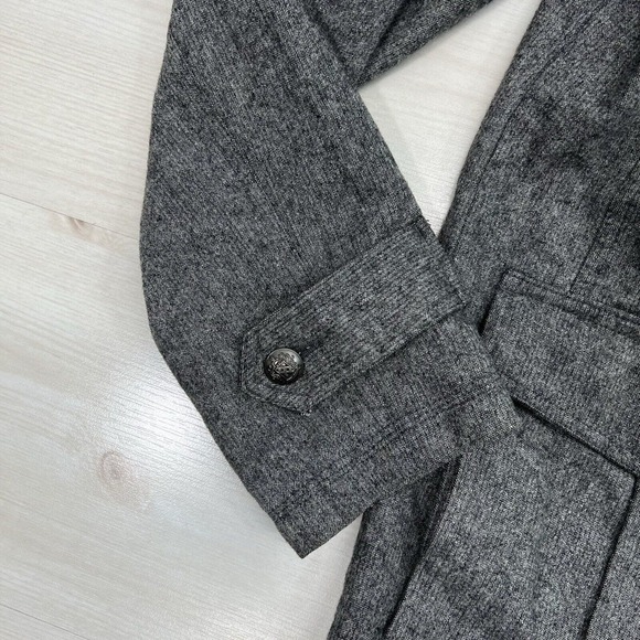 Buckle BKE Jacket Mens Medium Gray Wool Blend Western Cowboy Lined Snap And Zip - Picture 3 of 16